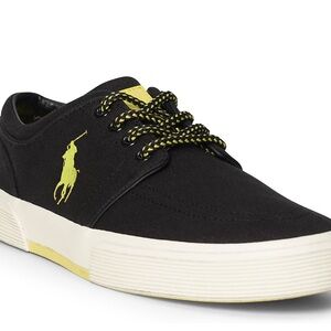 Black and green polo shoes size 11